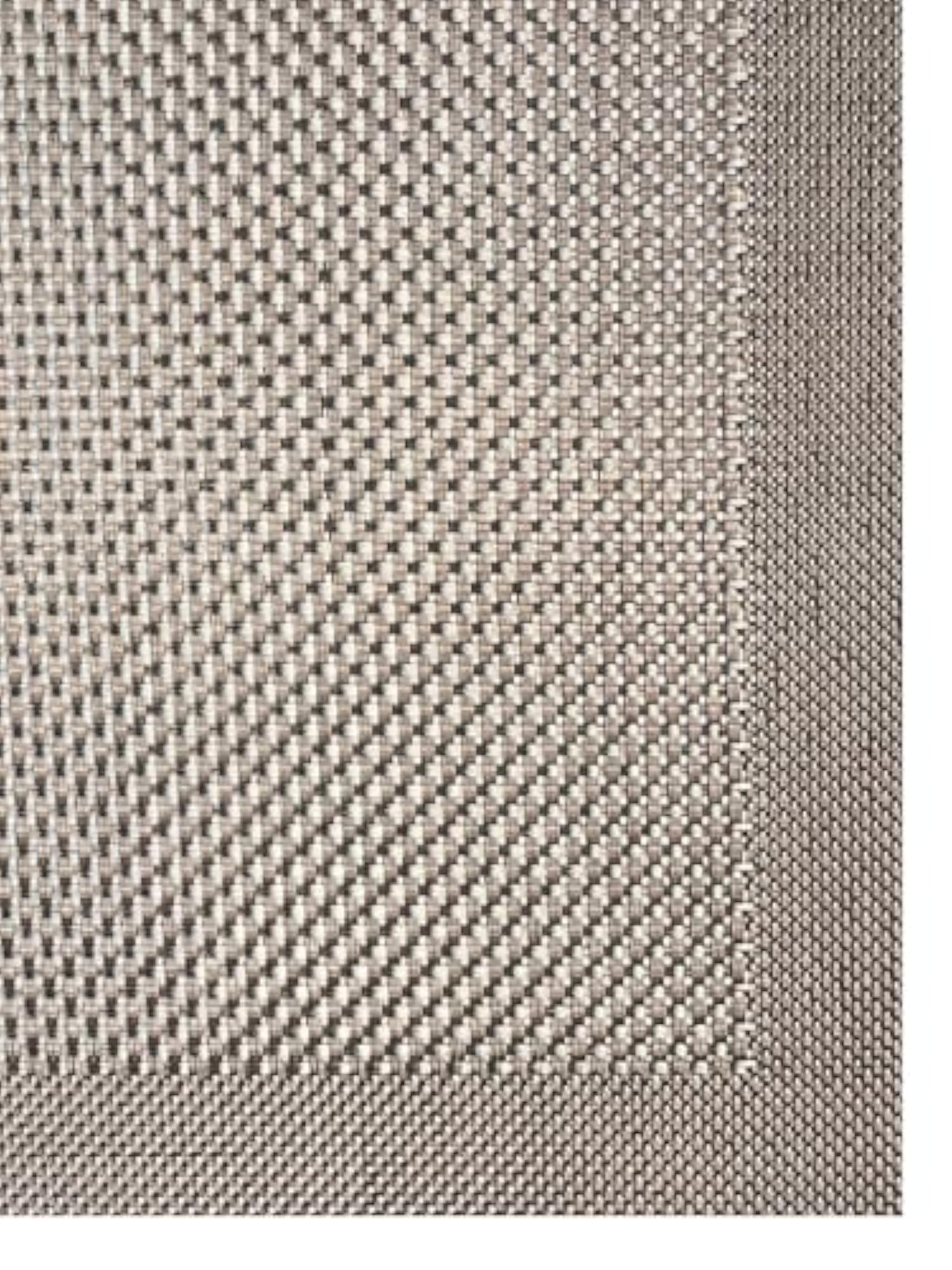 Luxury Woven PVC Placemat for Dining Table - 6pc Set